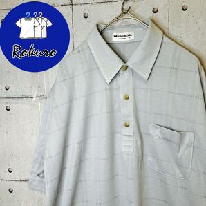 WEATHER COCKウェザーコック ワンポイントポケット半袖ポロシャツ Lサイズ