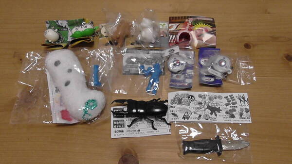 ガシャポン景品 キン肉マン・にゃんこ大戦争いろいろセット!!!バンダイ・駄玩具・おまけ・・・。