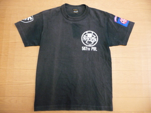 希少 ビンテージ オリジナル THE REAL McCOY'S リアルマッコイズ Tシャツ 表記サイズ36 黒 ブラック 本物 良品