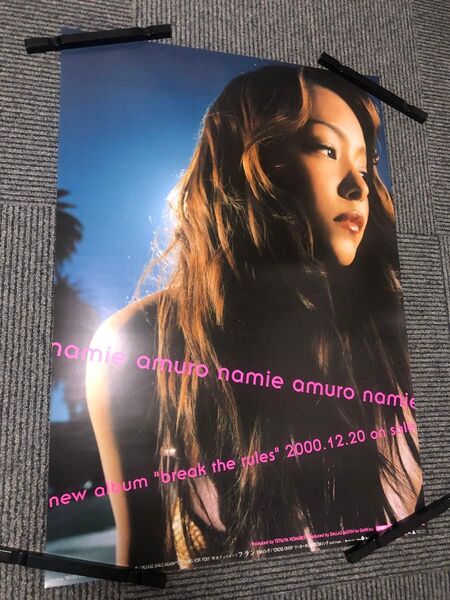 安室奈美恵 break the rules 告知ポスター 非売品 販促