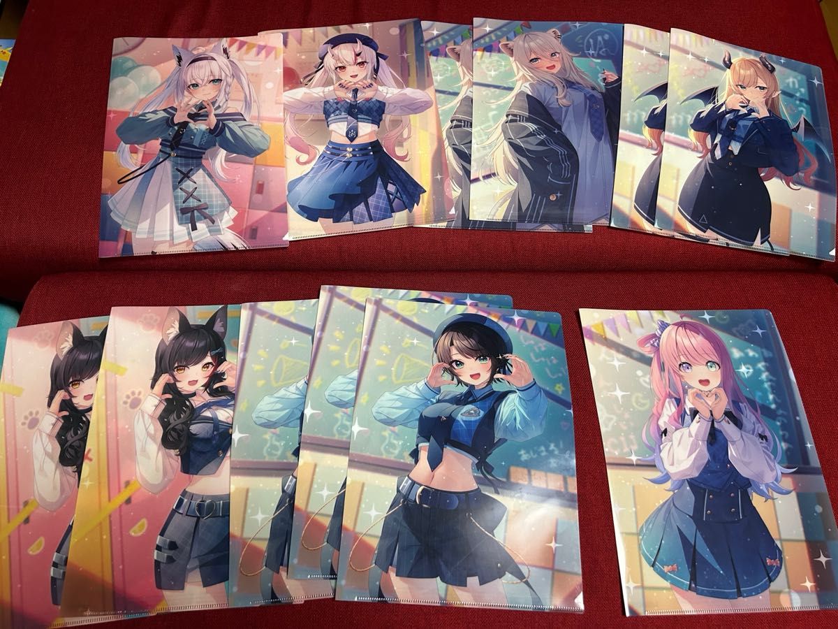 新品 ホロライブ ローソン コラボ クリアファイル 7種 新品 ホロライブ ローソン コラボ クリアファイル 7種