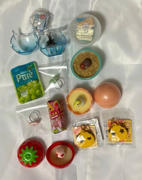 リングガチャ ピュレグミ ハムスター コアラのマーチ ことりんぐ さくさくぱんだ いちご ゆび和