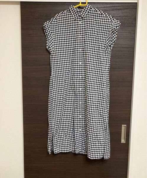 新品 グローバルワーク シャツワンピース ギンガムチェック