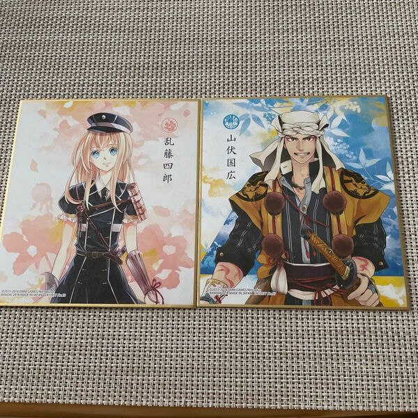 刀剣乱舞 イラスト色紙 乱藤四郎 山伏国広 セット販売