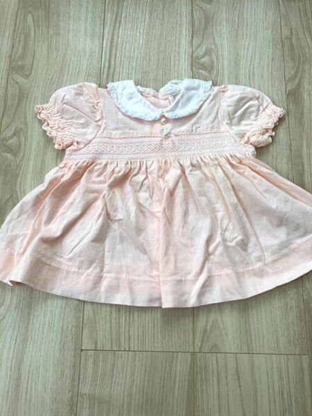 80 トップス ピンク 女の子 子供服 半袖
