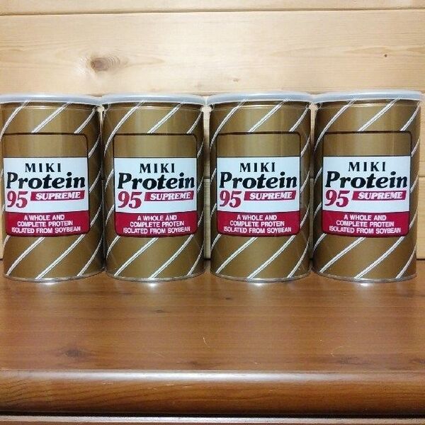 プロティーン95 スープリーム×4缶★ミキプルーン 三基商事 大豆たんぱく 健康補助食品