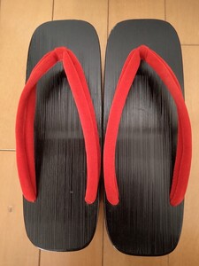 22cm geta чёрный красный специальный коробка нет девочка женский