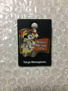  pin badge Mickey. Polo team Mickey's Polo Team 1936 movie Disney Land TDL*TDR