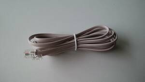  telephone line modular cable approximately 2.5m.