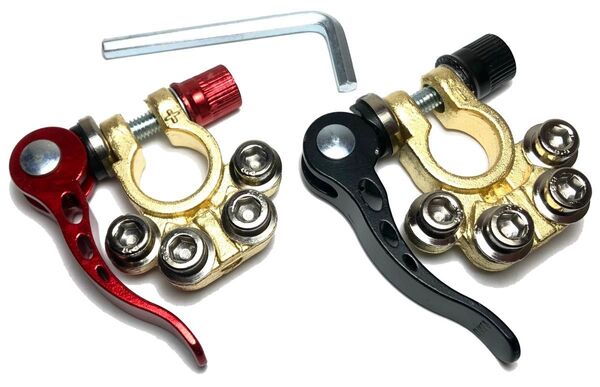 バッテリークイックターミナル GOLDキット プラス・マイナスkit