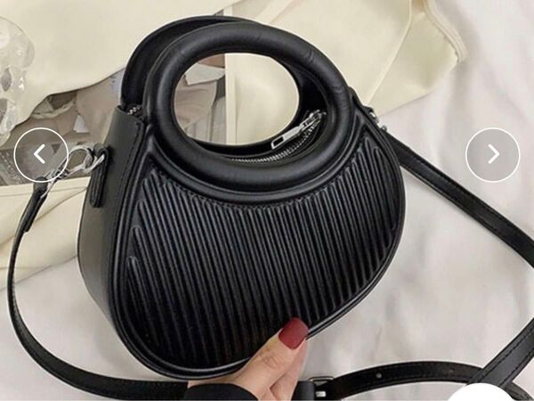 レディース ショルダーバッグ ハンドバッグ 2WAYバッグ ブラック 黒