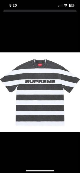 Supreme Printed Stripe S/S Top Lサイズ