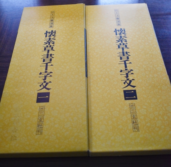 拡大法書選集 懐素草書千字文