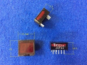 TLR322 【即決即送】 東芝 7.6mm ２桁LED表示器 [125Bp/184271M] Toshiba 2 Digit LED Number Display 2個セット
