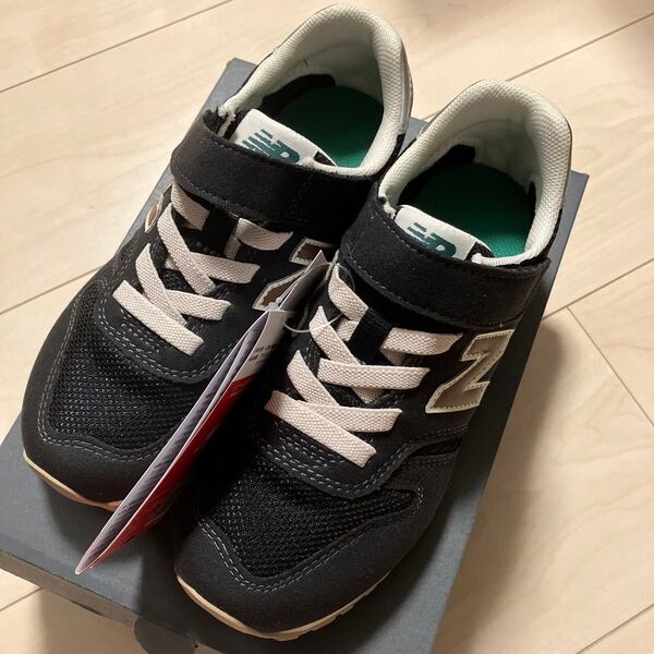 新品ニューバランス ジュニアスニーカー YV373 new balance ネイビー 19.5cm