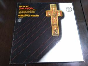 US盤Angel/2枚BOX　ベートーヴェン　ミサ・ソレムニス（荘厳ミサ）　カラヤン指揮　ベルリン・フィル　117s