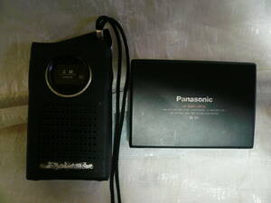 # National Panasonic #AM mobile radio, cassette player S-XBS RQ-S45 made in Japan 2 pcs .!#National#Pananonic # Showa Retro 