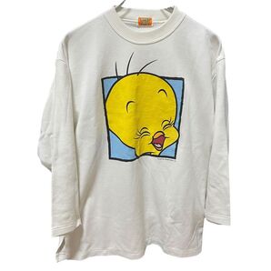 90s 1991年製 ルーニーテューンズ ビッグプリント スウェット ワーナーブラザーズ