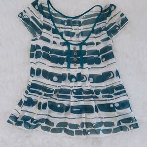 Abahouse Devinette アバハウスドゥヴィネット シアーシャツ アバハウス ブラウス シャツ ガラシャツ