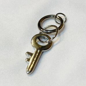 キー 鍵チャーム アクセサリーチャーム シルバー色