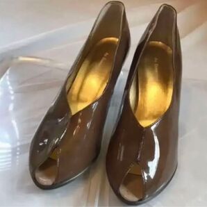 AU BANNISTER オゥバニスター エナメル パンプス 40 25cm