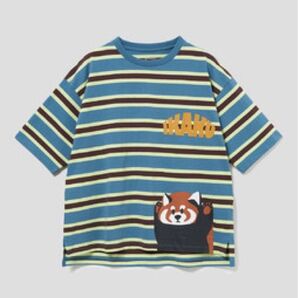 グラニフ IKAKU ボーダーTシャツ
