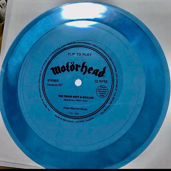 MOTORHEAD TRAIN KEPT A-ROLLIN' レアソノシート!!