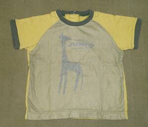 JUNKO KOSHINO Jun ko Koshino giraffe mesh T-shirt 90 khaki 