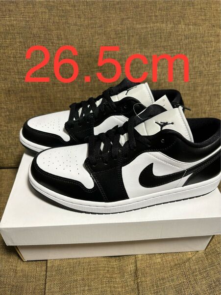 【送料無料】WMNS26.5cm NIKE ナイキ ウィメンズ エアジョーダン1ロー ホワイト/ブラック
