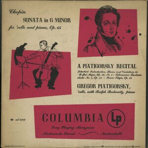 【米 Columbia コロンビア 6LP】カンテッリ ニューヨーク・フィル ピアティゴルスキー チェロソナタ ジャン・フルネ セゴビア