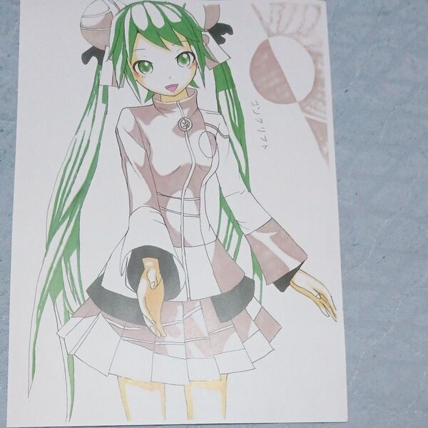 初音ミク イラストカード コンクリフト VOCALOID