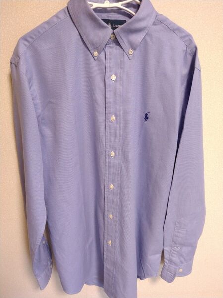ラルフローレン RALPH LAUREN 長袖ボタンダウンシャツ ブルー L