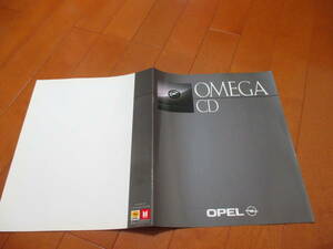 庫19943カタログ◆オペル◆OMEGA　オメガ　ＣＤ◆1989.6発行◆10ページ