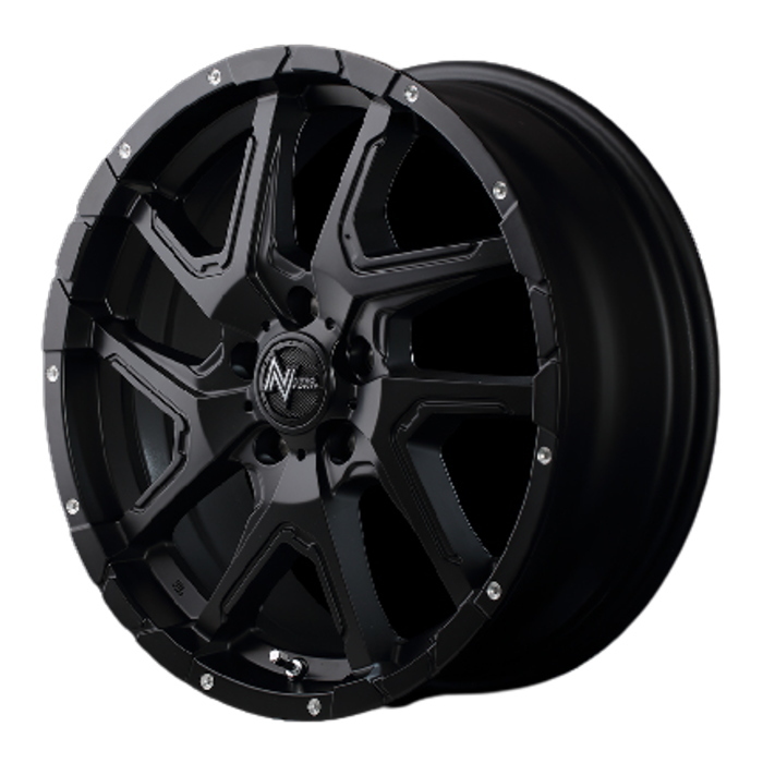 業販 YOKOHAMA ADVAN dB V553 195/60R16 NITRO POWER DERINGER セミグロスブラック 16インチ 7J+40 5H-114.3 4本 88,800円
