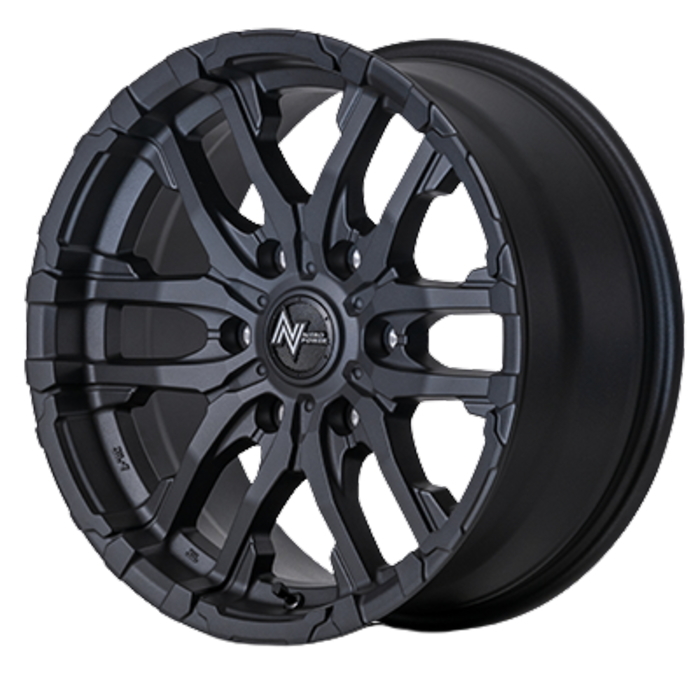業販 YOKOHAMA GEOLANDAR M/T G003 265/65R17 NITRO POWER M26 CROSSFANG ブラストブラック 17インチ 8J+20 6H-139.7 4本