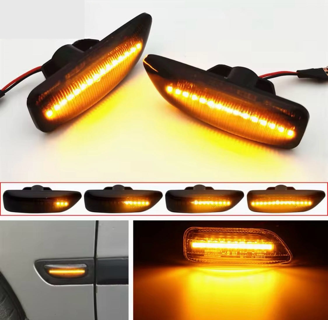 . звезда! последовательный указатель поворота! LED боковой маркер (габарит) Volvo V70 T-5 T-5 спорт 2.4 2.4T основа комплектация AWD SE R