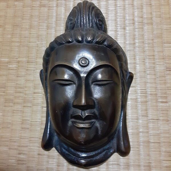 【未使用/保管品】仏像/ お面 観音様