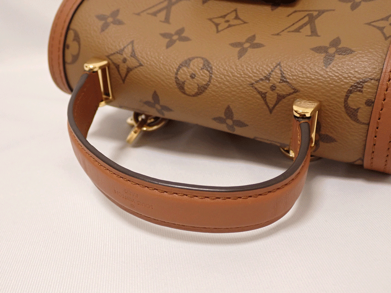 LOUIS VUITTON ルイヴィトン モノグラムリバース ドーフィーヌ バックパック ブラウン M45142 モノグラムキャンバス リュック