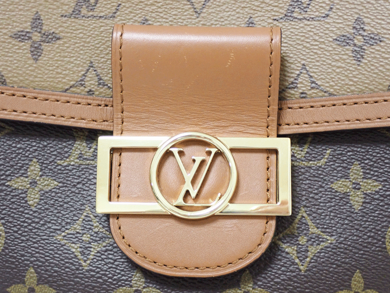 LOUIS VUITTON ルイヴィトン モノグラムリバース ドーフィーヌ バックパック ブラウン M45142 モノグラムキャンバス リュック