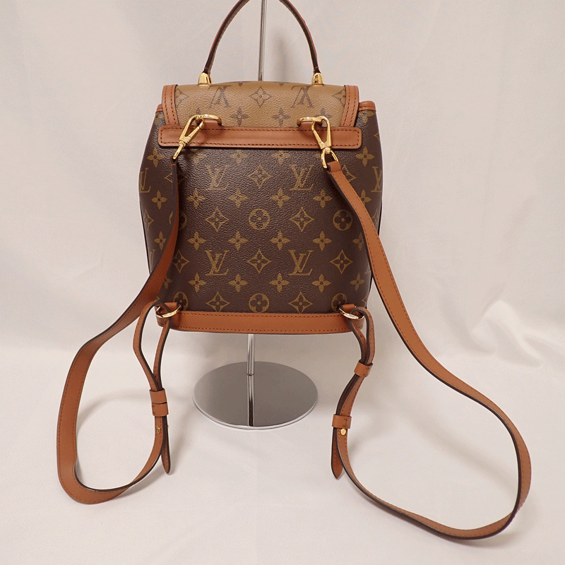 LOUIS VUITTON ルイヴィトン モノグラムリバース ドーフィーヌ バックパック ブラウン M45142 モノグラムキャンバス リュック