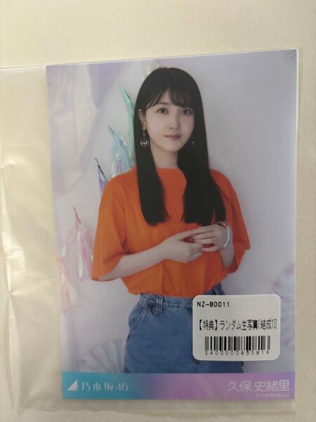 乃木坂46生写真 久保史緒里 アザーカット 結成10周年記念 非売品