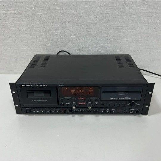 【ジャンク】TASCAM CD/TAPEレコーダー CC-222SL MKII CDレコーダー