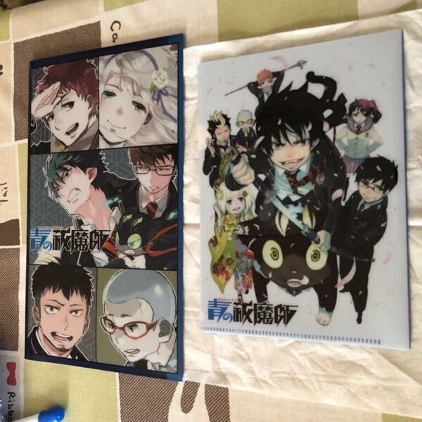 未使用 青の祓魔師 ジャンプショップ ミニクリアファイル マスクケース クリアケース
