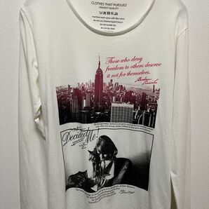 【古着】ロング Tシャツ 長袖 メンズ M デザインシャツ CLOTHES THAT PURSUED