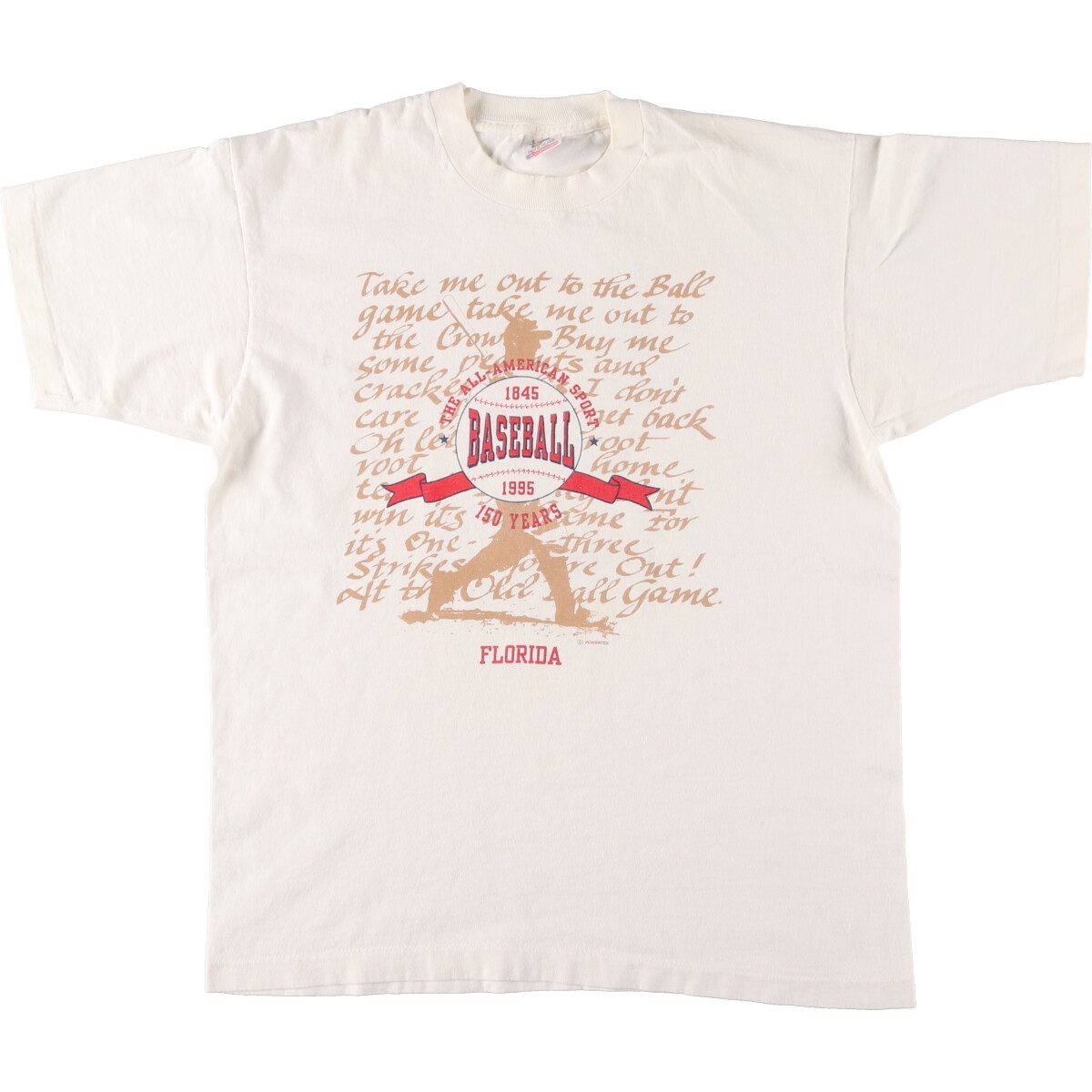 古着 90年代 フルーツオブザルーム FRUIT OF THE LOOM スポーツプリントTシャツ USA製 メンズL相当 ヴィンテージ /eaa469890