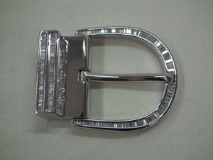 DIAMOND*18 gold white gold [ Ostrich leather belt attached ]750WG buckle 