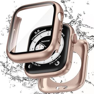 フルカバー保護 アップルウォッチ 防水 カバー Apple Watch SE Series 6 5 4 SE第二世代 対応 44mm ケース 2 in 1 前後の保護 DD0082