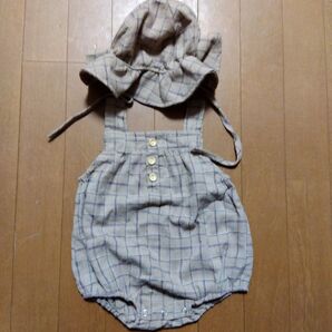 ハンドメイド サロペット 60-70