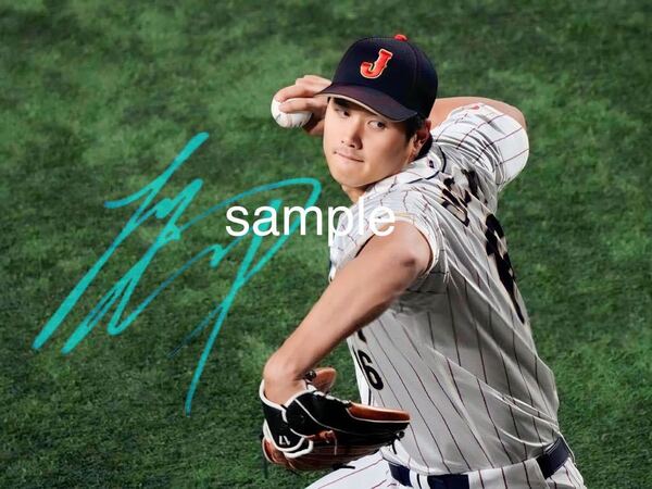 【送料無料】大谷翔平 サイン フォト WBC 2023 ★