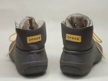 即決! CROCS BLITZEN CONVERTIBLE kids サイズJ3 茶系 / クロックス サンダル ブーツ_画像3